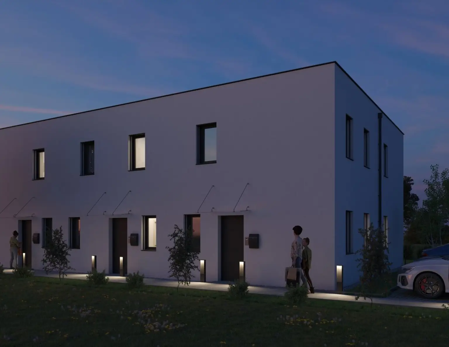 Hochwertiges Reihenhausprojekt in zentraler Lage von Linz - Ökologisch und modern
