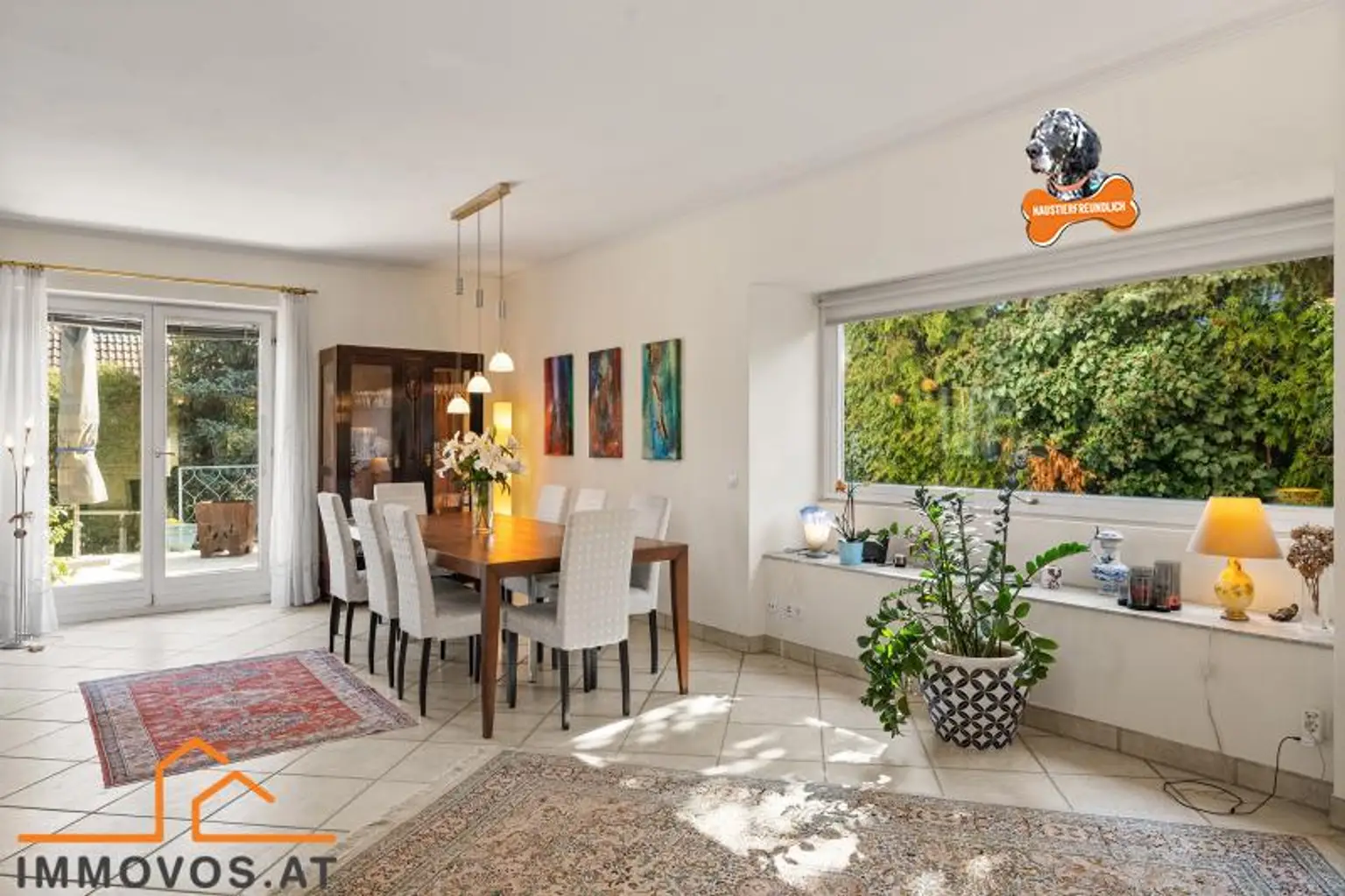 Essplatz und Belichtung von 3 Seiten