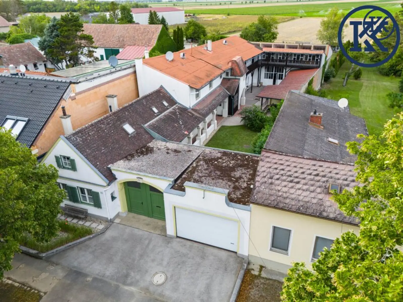 Grundstück Drohnenaufnahme