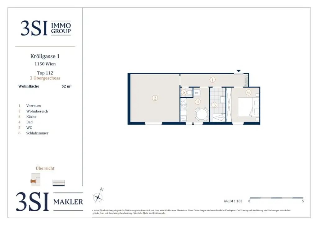 2-Zimmer-Wohnung mit top Anbindung