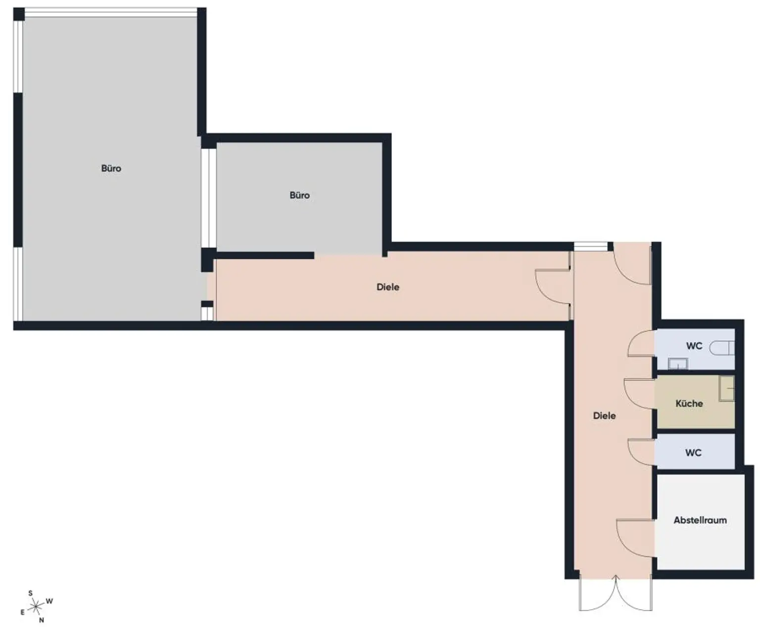 Grundriss ohne Maßstab