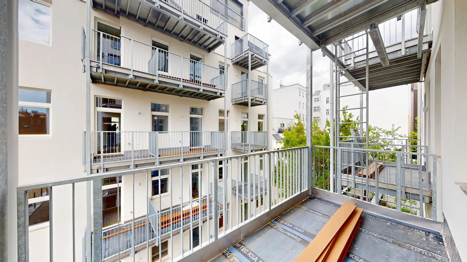 Moderne 2-Zimmer-Wohnung mit offener Wohnküche und Balkon