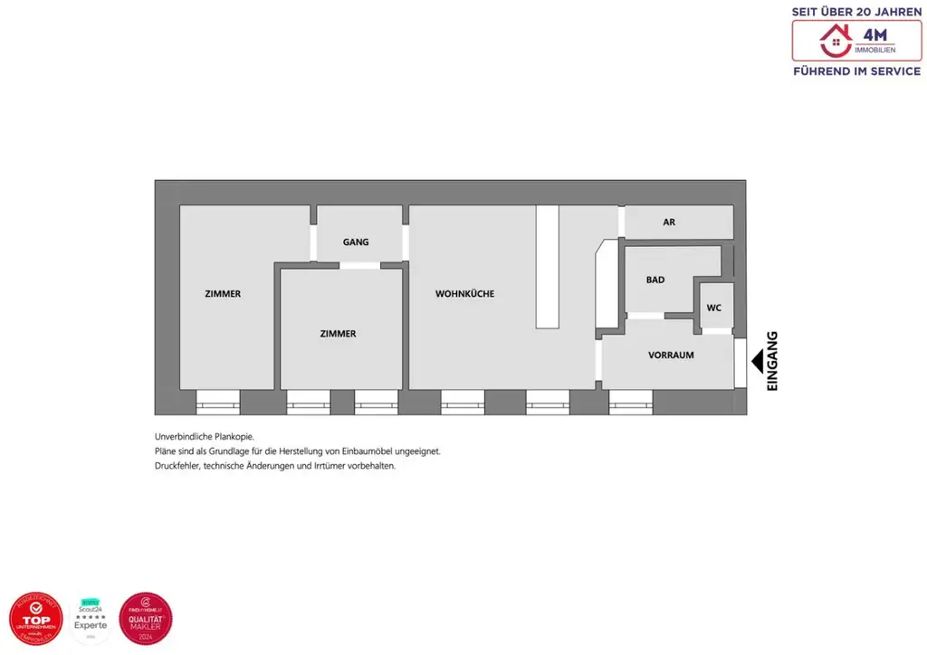 Drei Zimmer Stilaltbau-Rarität in begehrter Lage – sonnig, ruhig und elegant
