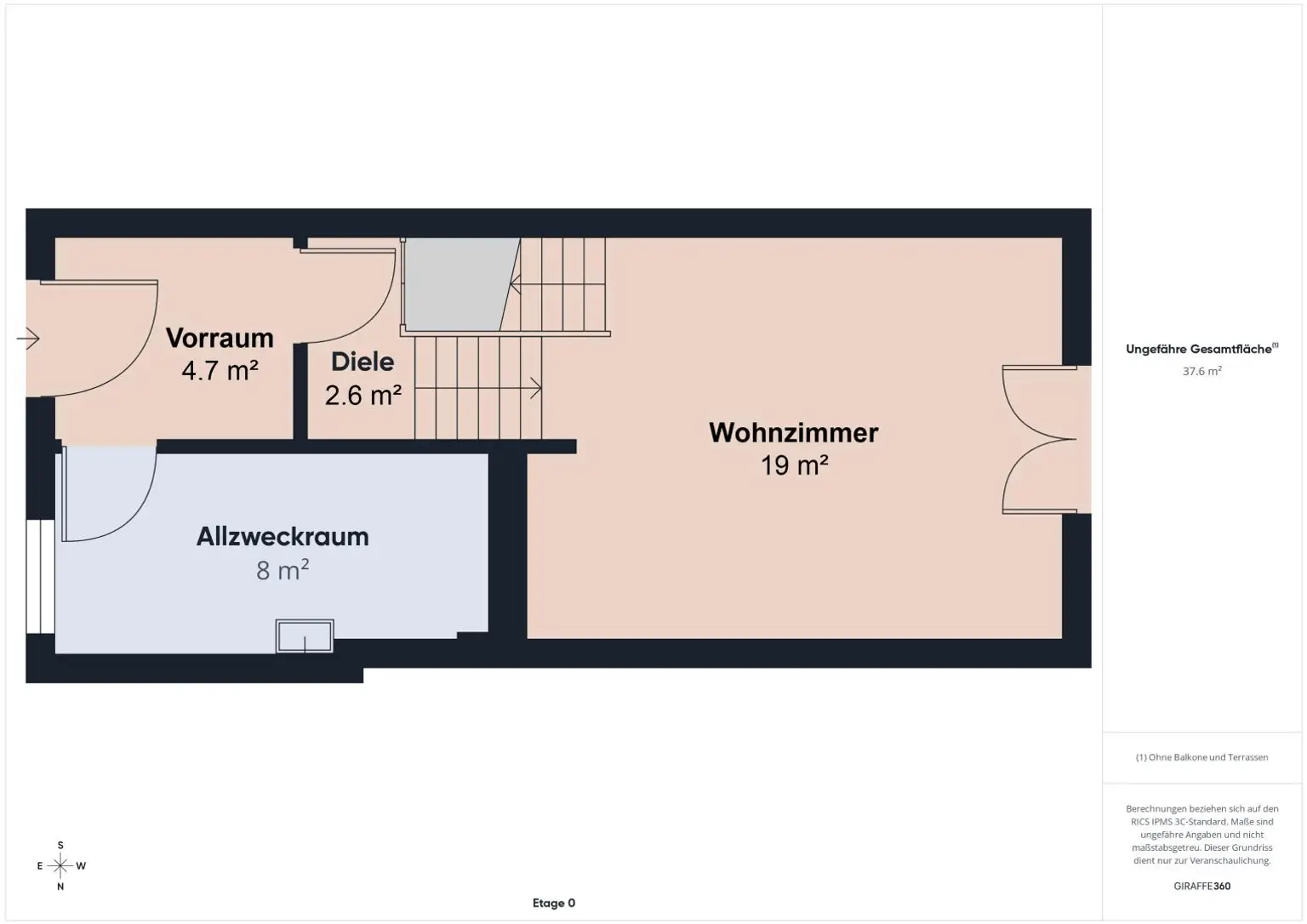 Grundriss Erdgeschoß