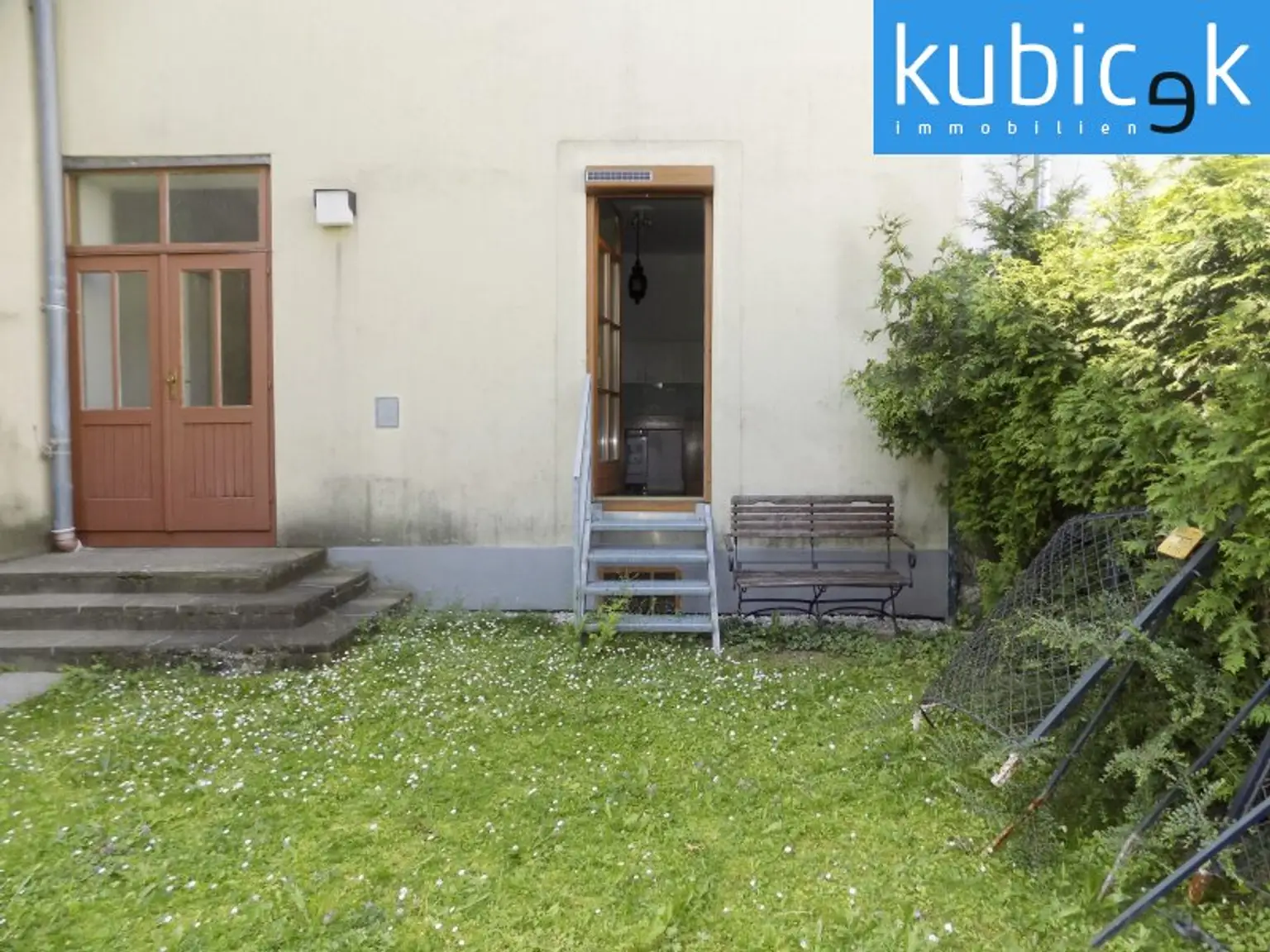Altbau-Garconniere mit Gartenanteil in Hofruhelage Nähe U2