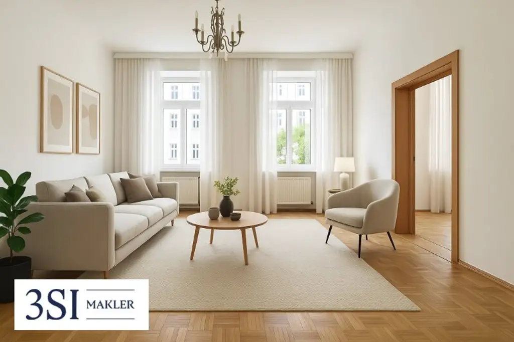 Ideal geschnittene 3-Zimmer-Altbauwohnung in guter Lage