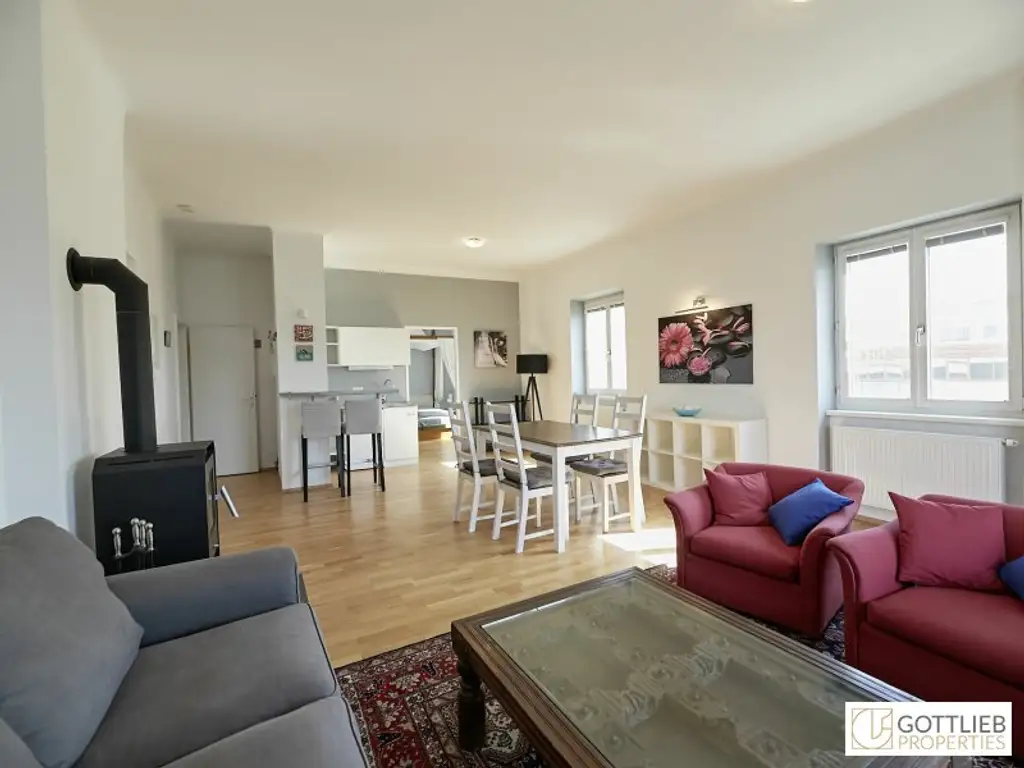 Bestlage Kaiserebersdorf! Möblierte 2-Zimmer-Wohnung mit Balkon, Gartennutzung und Schwimmbiotop