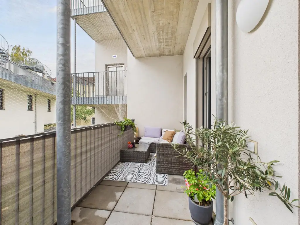 Linz/Urfahr: Perfekt aufgeteilte Mietwohnung ca. 83 m² + ca. 12m² Loggia im URFAHR CITY CENTER