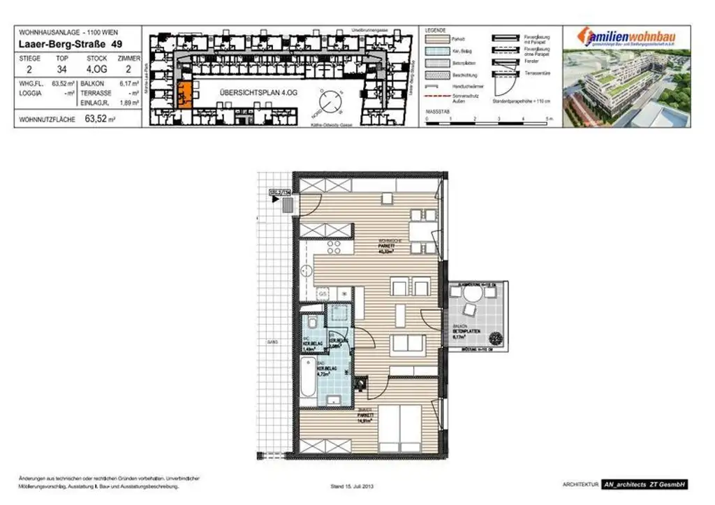 Schöne 2-Zimmer Wohnung mit Balkon in Favoriten