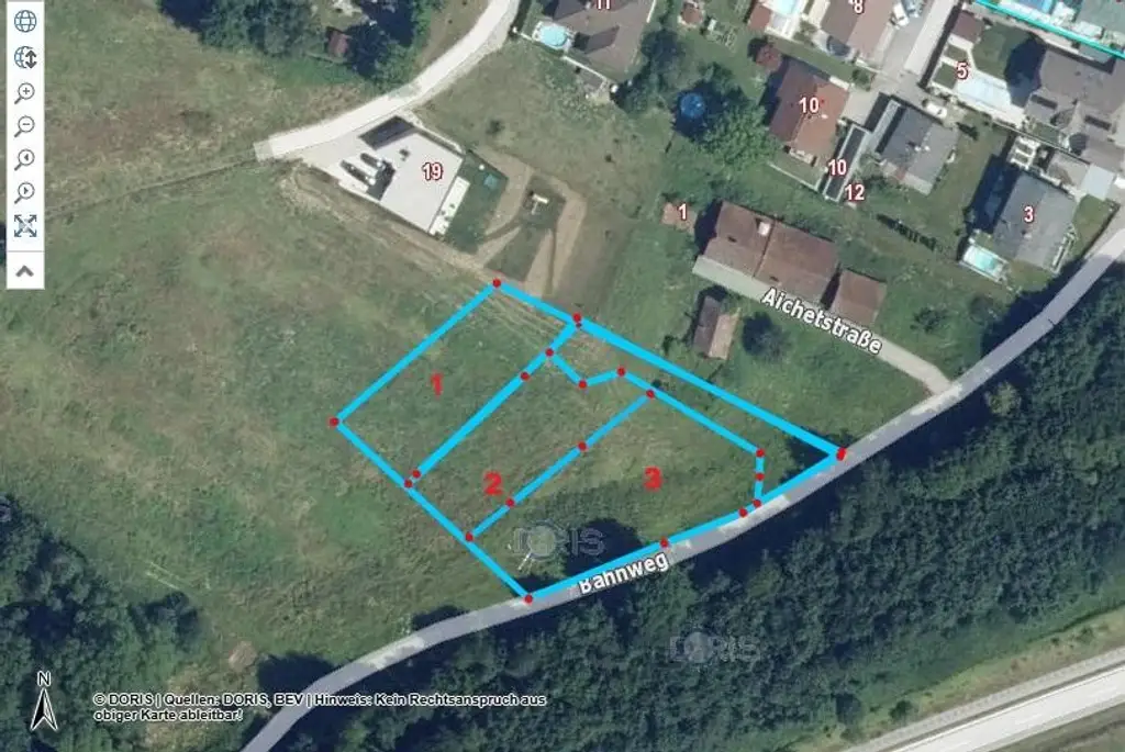 Mehrere Baugründe in Ruhelage  in Haiding   698 m2 und 1343 m2   und  896 m2