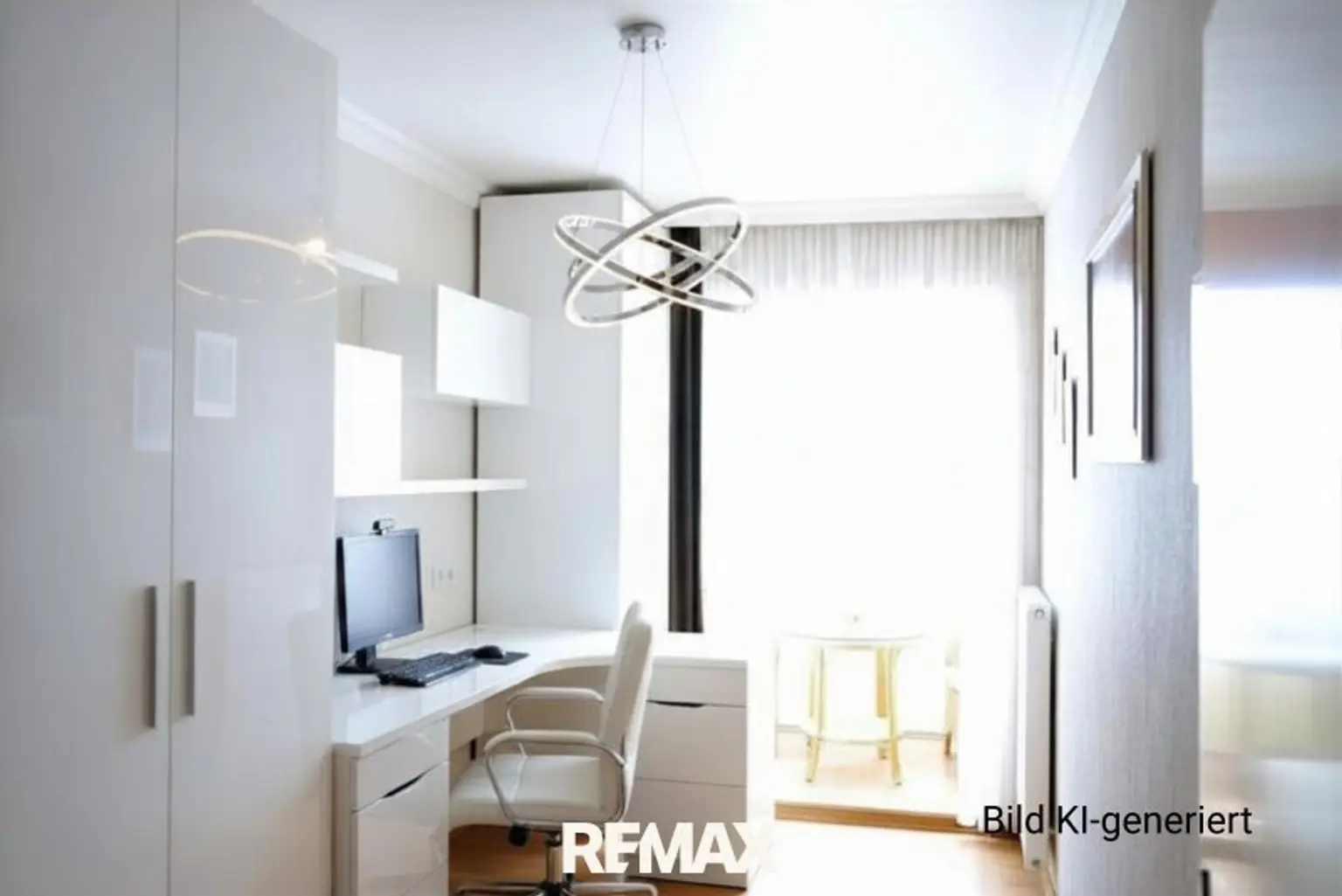 Arbeitszimmer KI generiert (Kabinett)