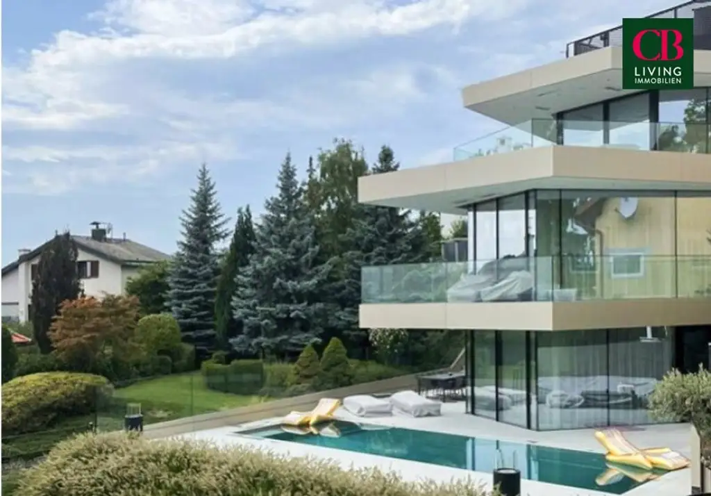 EXKLUSIVE VILLA IN BESTER LAGE – Wohnen, wo der Himmel Wien küsst !!