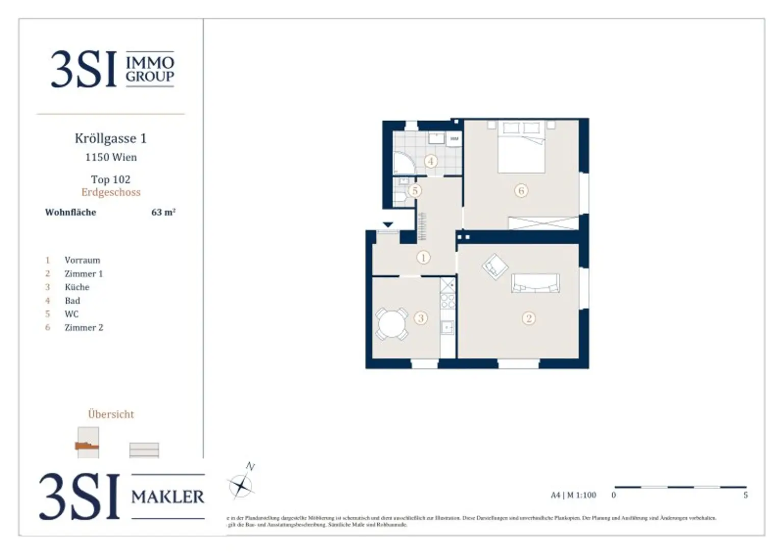 Gemütliche 2 Zimmer Wohnung Nähe Westbahnhof