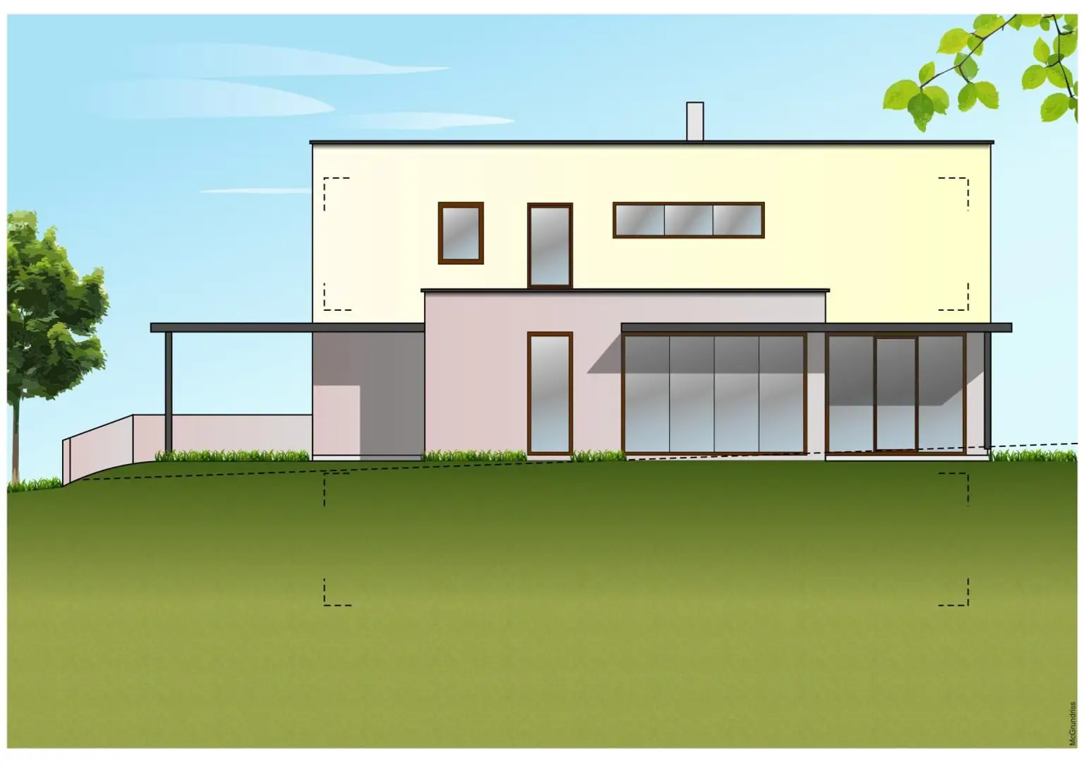 Beispiel für Neubau - Ansicht C