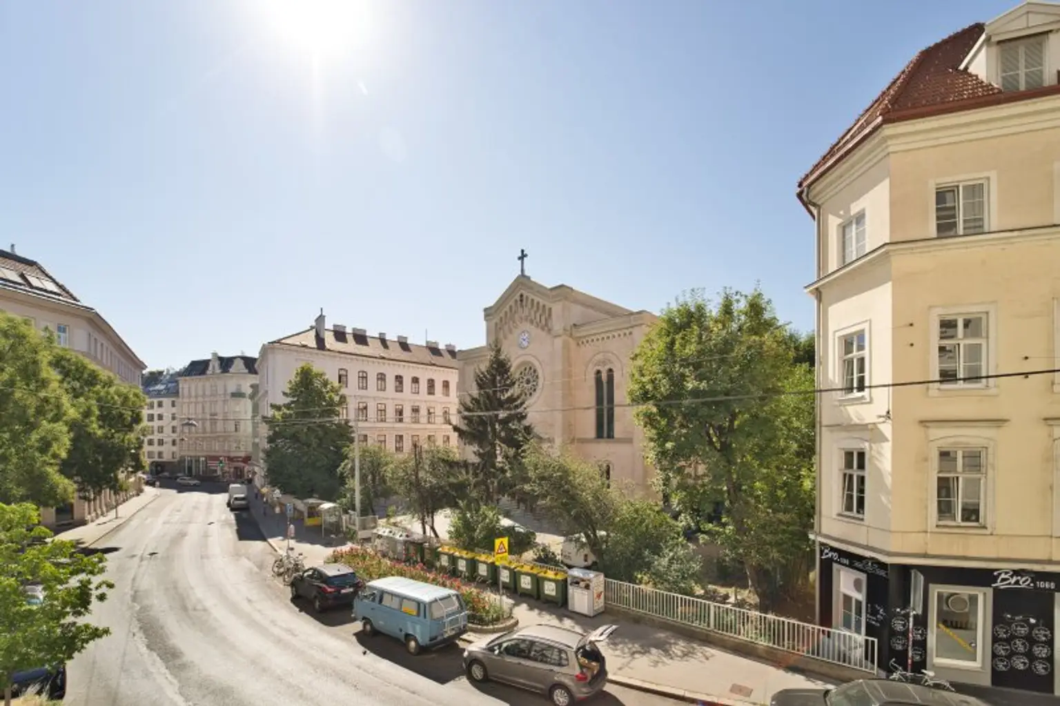 Blick aus Wohnzimmer