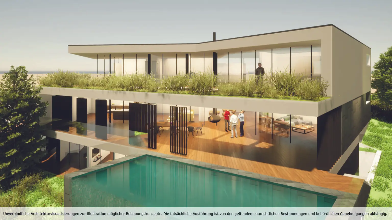 Unverbindliche Architekturvisualisierung EFH