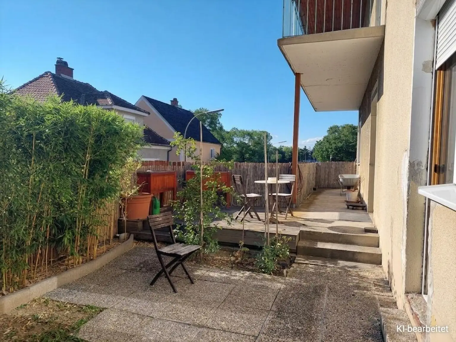 Sitzplatz auf der Terrasse