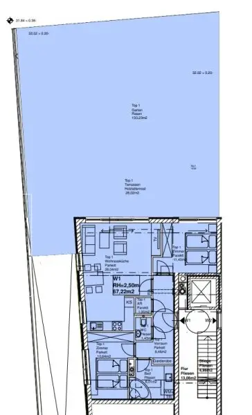 Wohn(t)raum im Grünen! Großzügige Neubau-Wohnung mit Garten inkl. PKW-Stellplatz im 19. Bezirk! Wohnküche! 2 Zimmer! Terrasse! Fußbodenheizung!