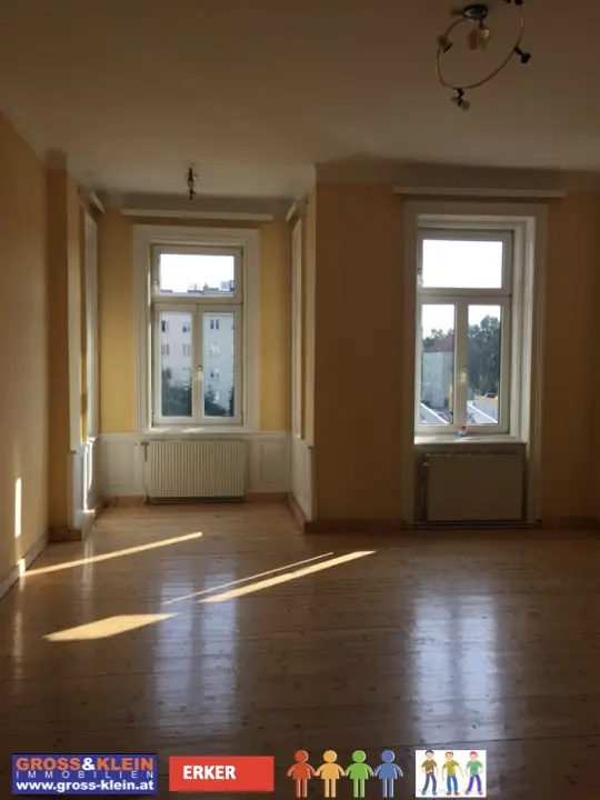 :-) charmante  5 Zimmer  -    geniale Einteilung
Aussergewöhnlich - 1.553 E Bruttomiete,
provfreii