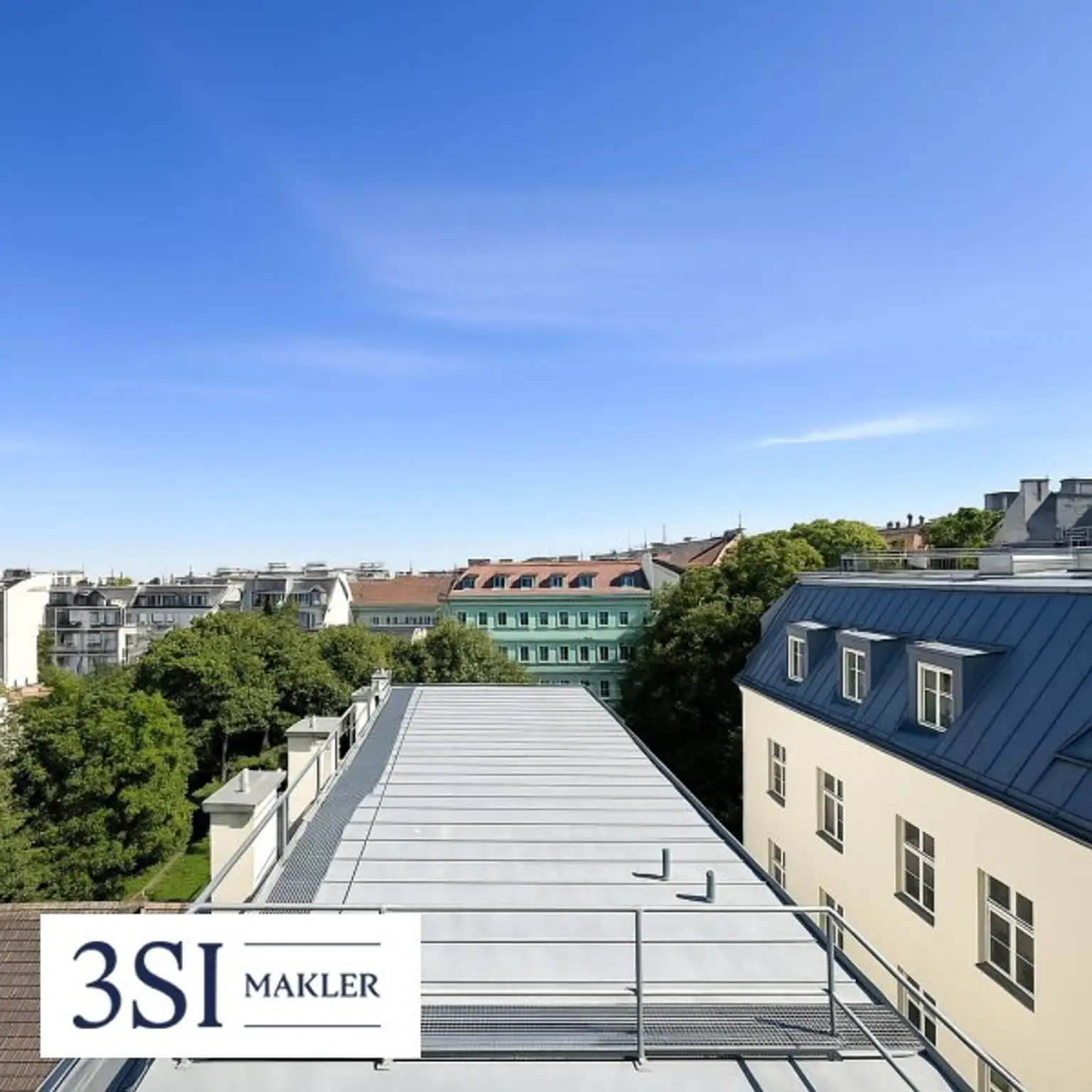 Traumblick! Urbanes Wohnen– 1,5-Zimmer-Juwel im 7. Bezirk mit riesiger Dachterrasse