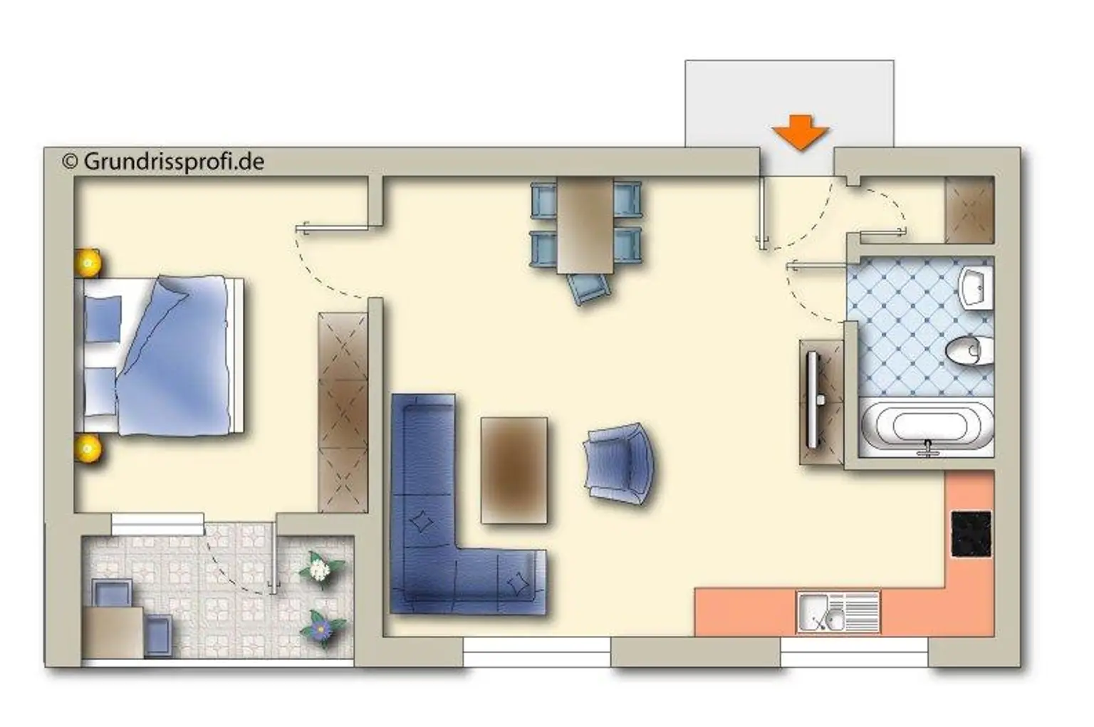 15. Eigentumswohnung 1150 Wien - Grundriss