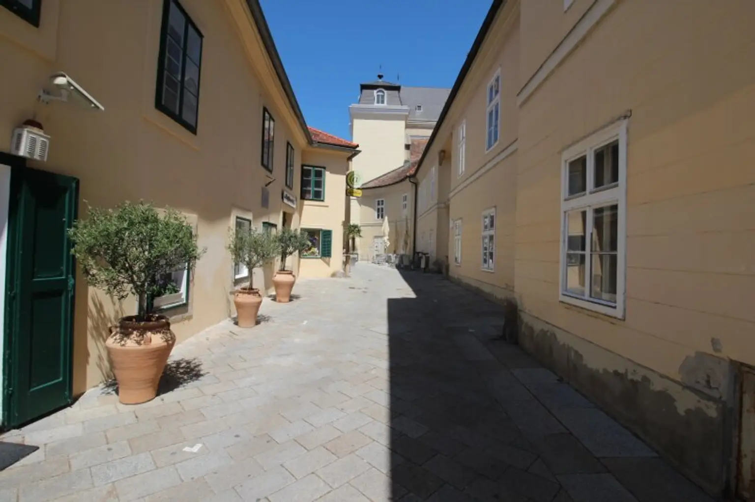 Blick auf die Pestsäule - Wohnung mit Balkon