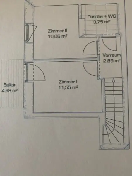 Schöne 3 Zimmermaisonettwohnung mit Garten in guter Lage