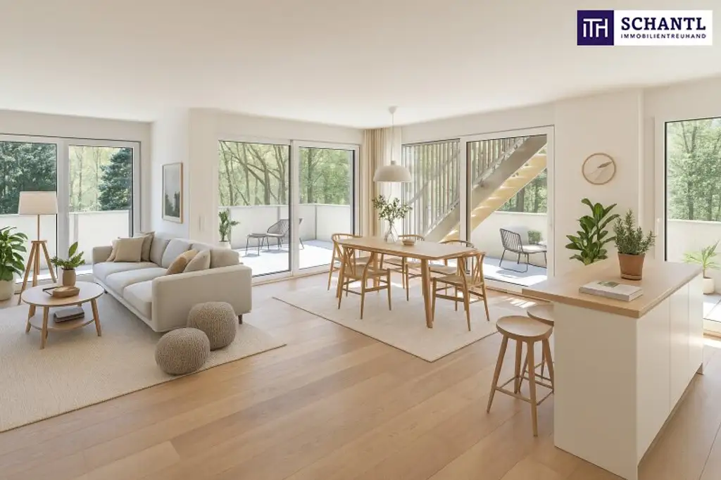 FRÜHJAHRAKTION!! RAUS INS LEBEN. REIN INS GRÜNE! Zwischen Wienerwald und Weltstadt - Lebens(t)raumerfüller im Wienerwald! 17 Traumwohnungen mit viel Freiraum!