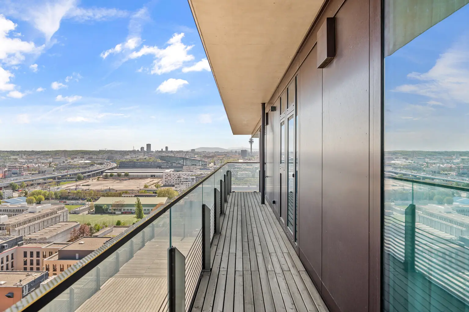 Balkon mit Aussicht