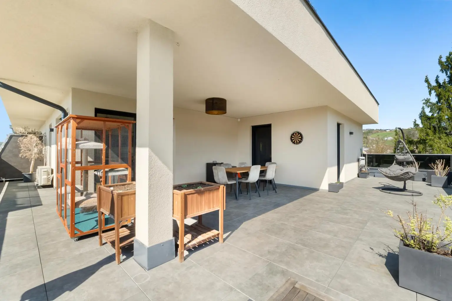 Außenbereich Dachterrasse