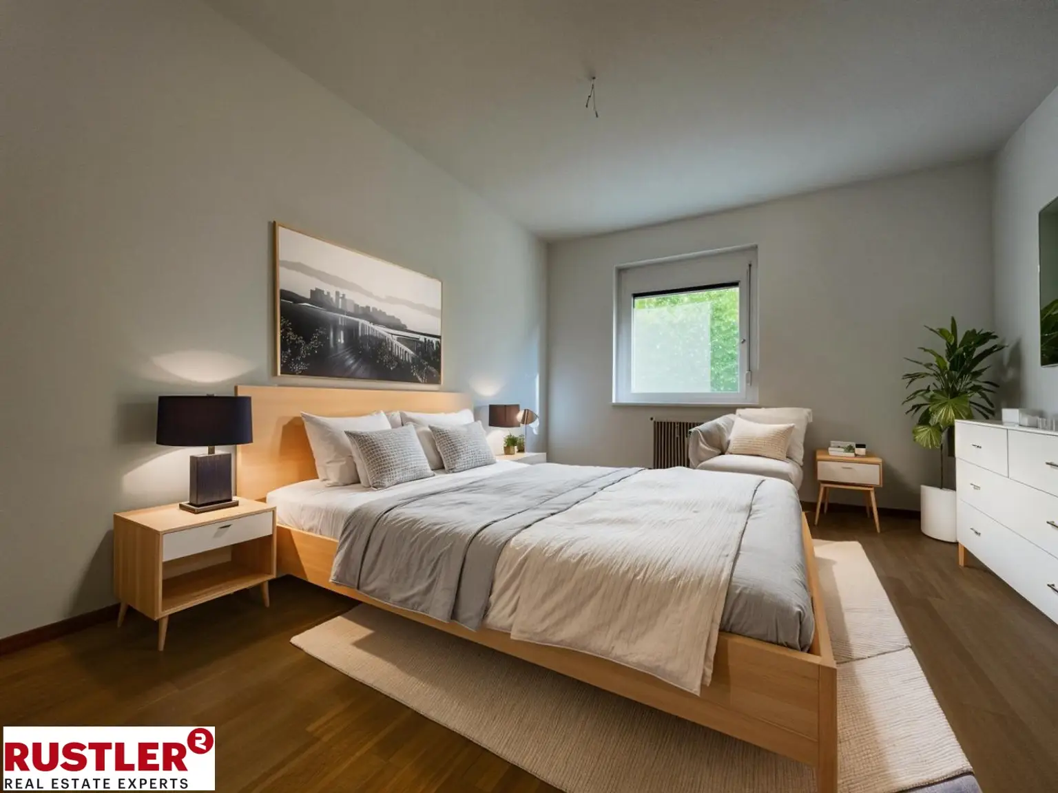 Wohnen zwischen den Schirmföhren mit Blick zum Husarentempel