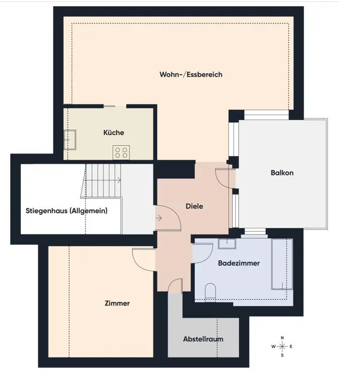 Grundriss ohne Maßstab