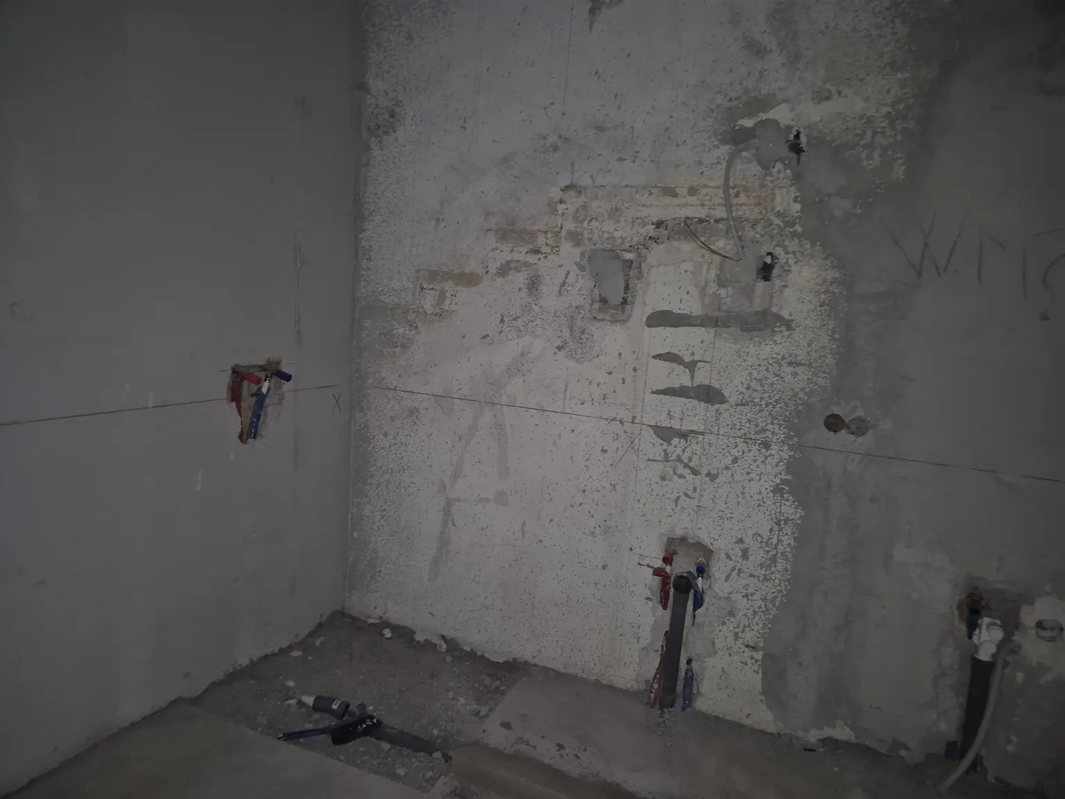 Badezimmer Rohzustand