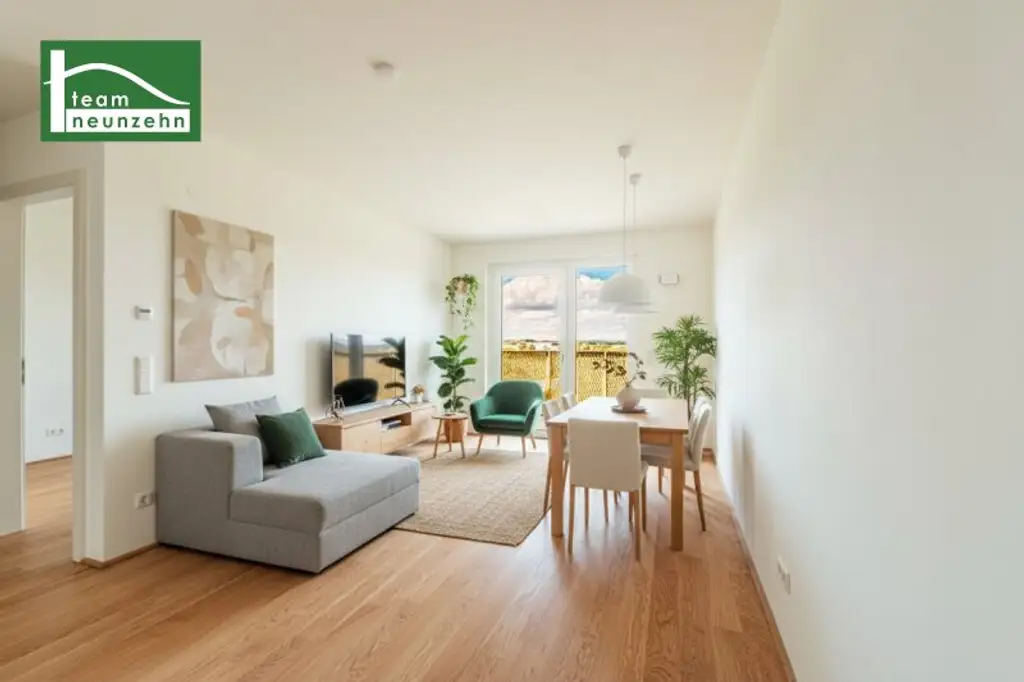 Alles was man sich wünscht – kostengünstige Heizung/“Kühlung“ über Erdwärme, PV-Anlage, weitläufige Grünflächen. - WOHNTRAUM