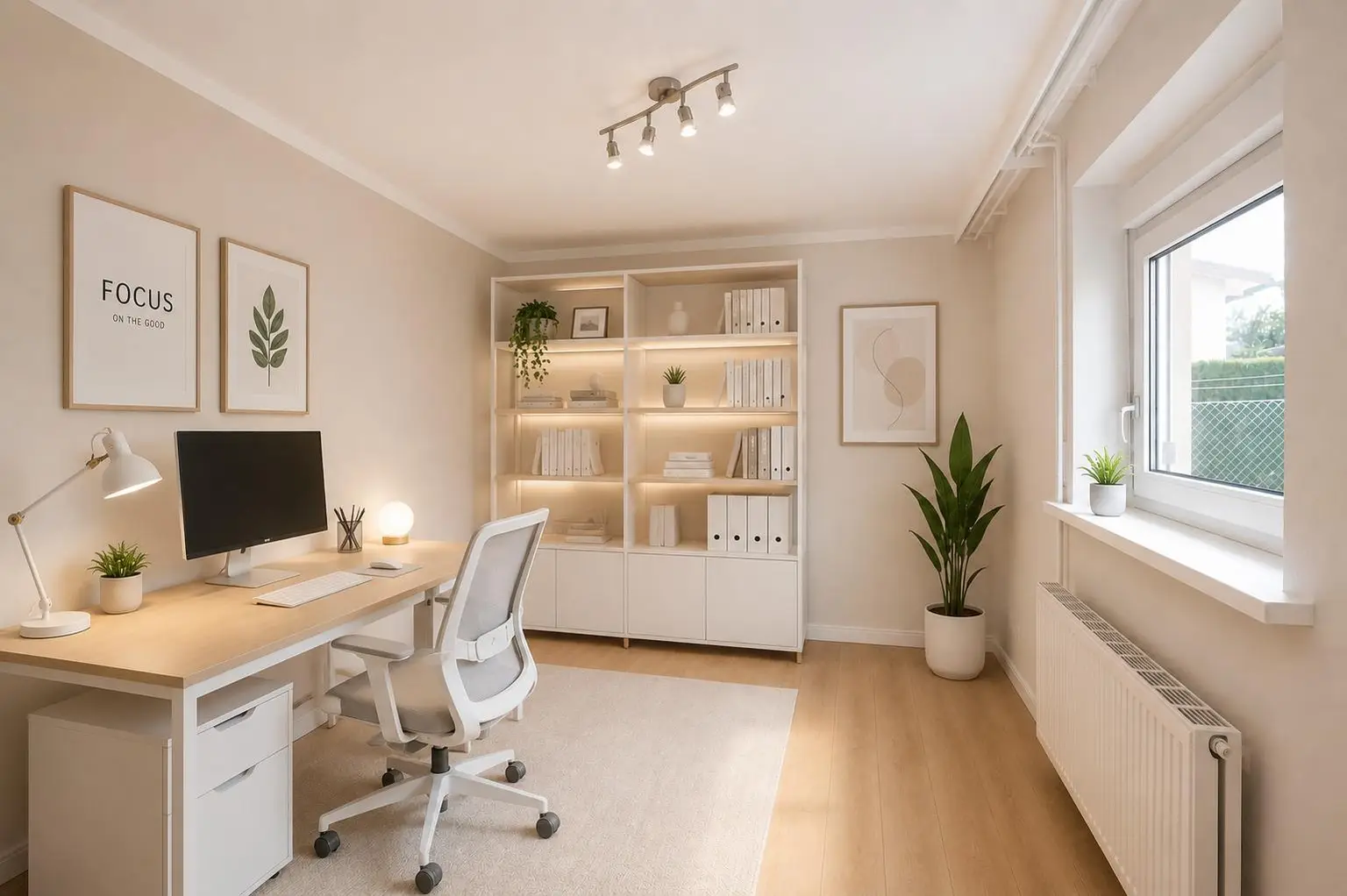 Arbeitszimmer – virtuell eingerichtet