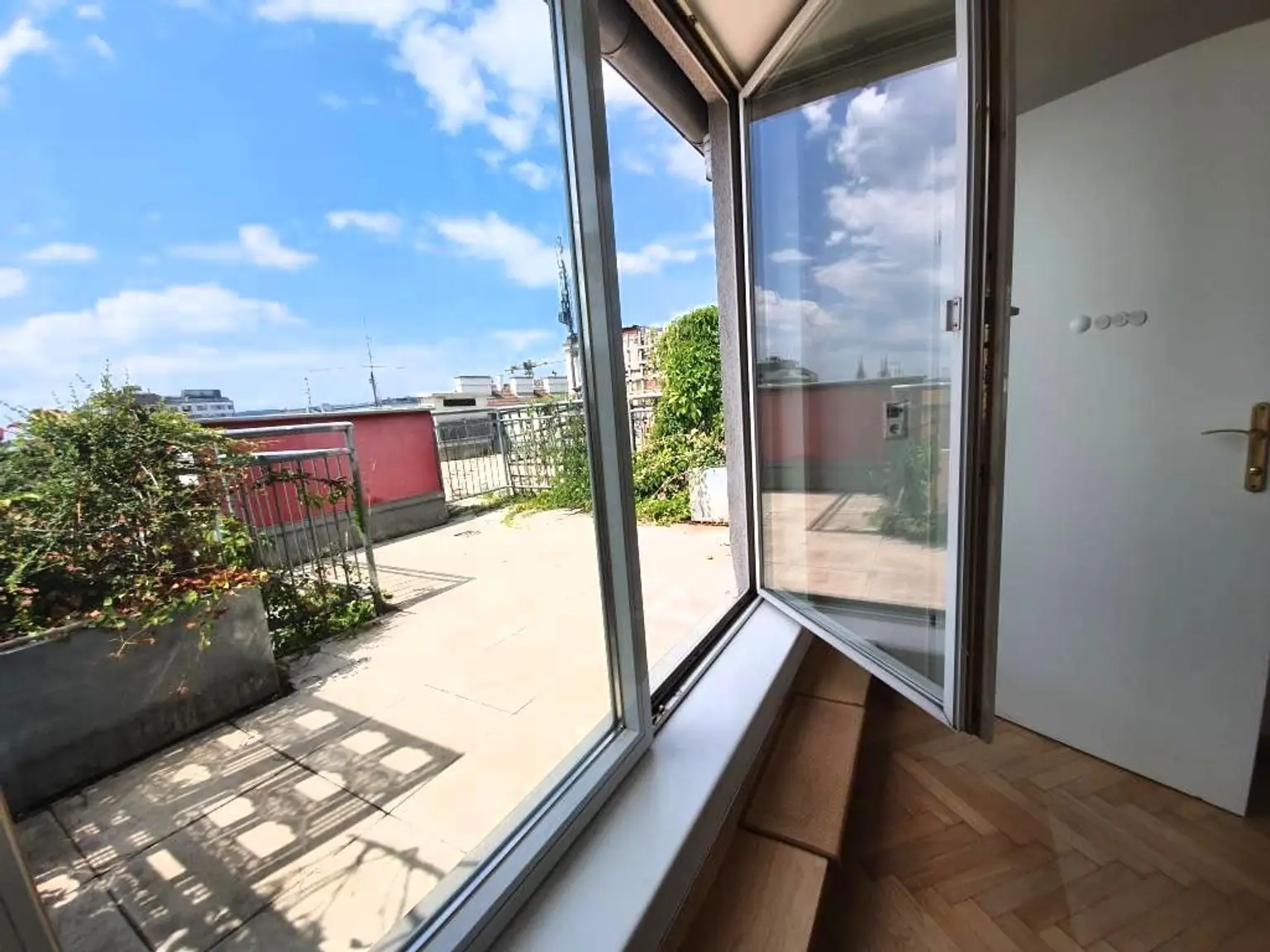 Ausgang Terrasse