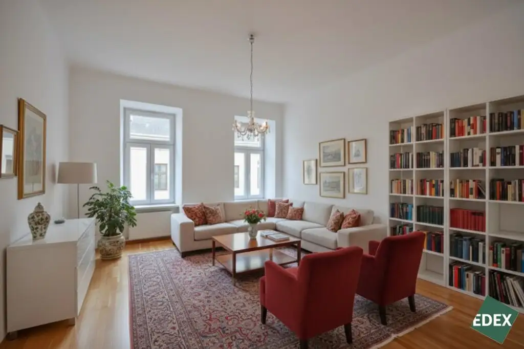 Charmante 5-Zimmer-Altbauwohnung nahe dem Schubertpark