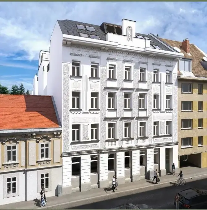 EIN WIENER ALTBAU, ZEITGEMÄSS GEDACHT