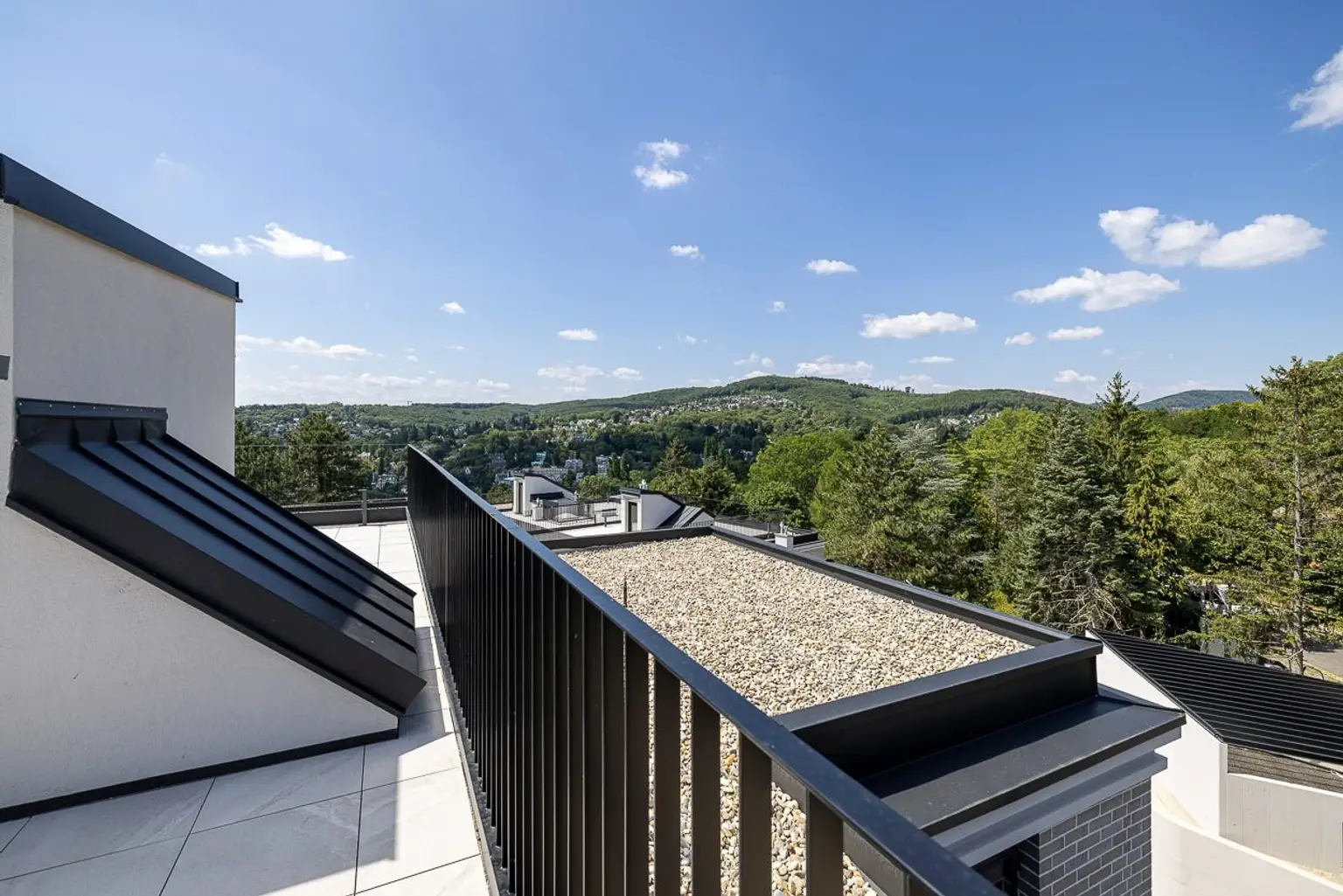 Blick Dachterrasse