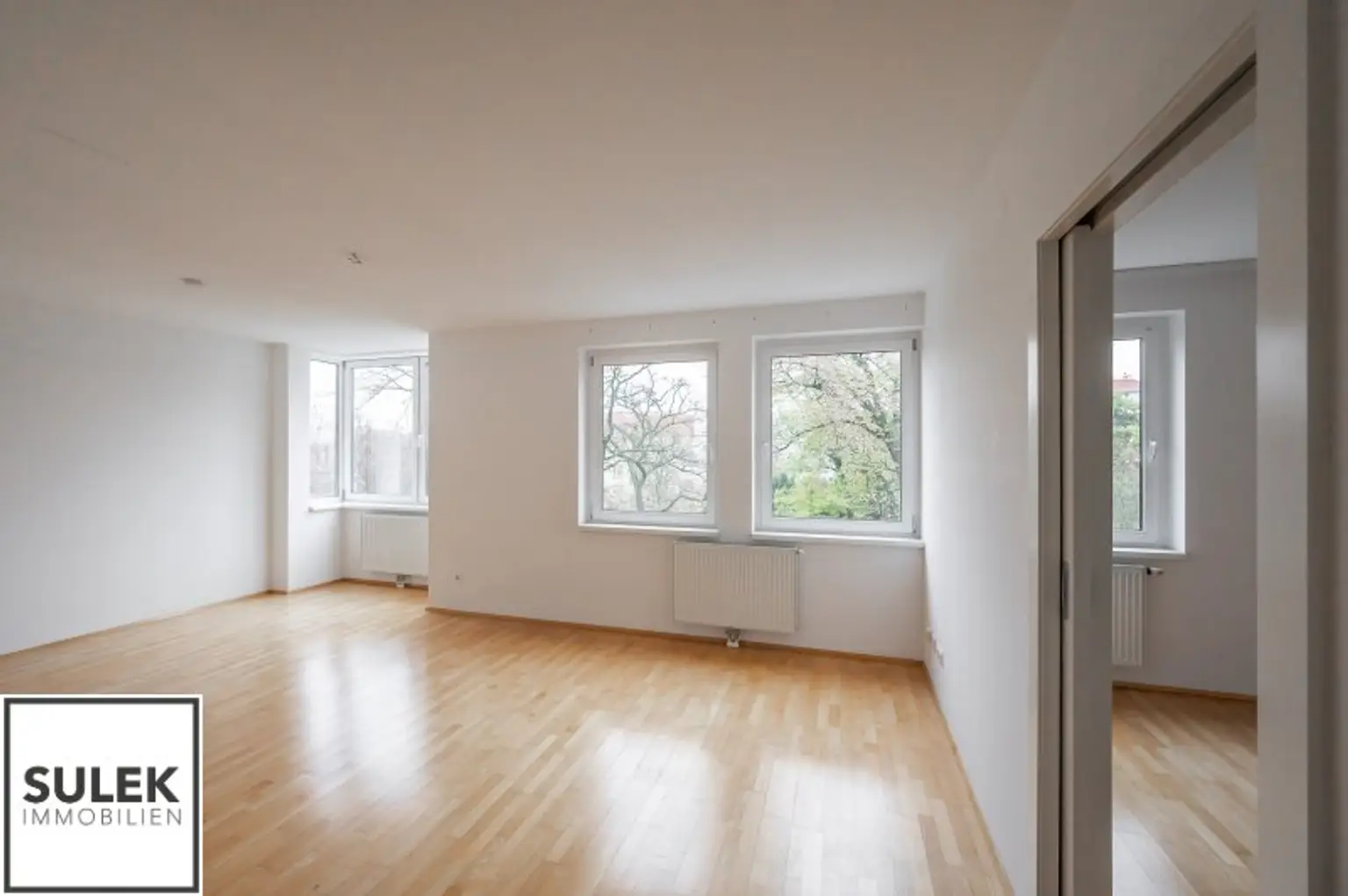 Gut geschnittene 2 Zimmer Neubauwohnung mit Grünblick auf den Schubertpark!