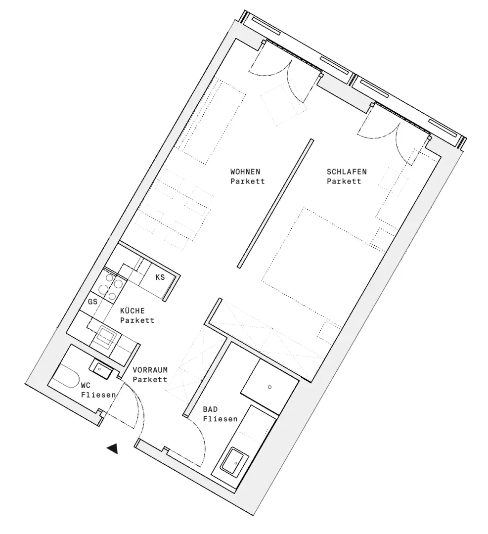 DC-FLATS: High-End-Apartment bei der UNO-City!! ERSTBEZUG!!