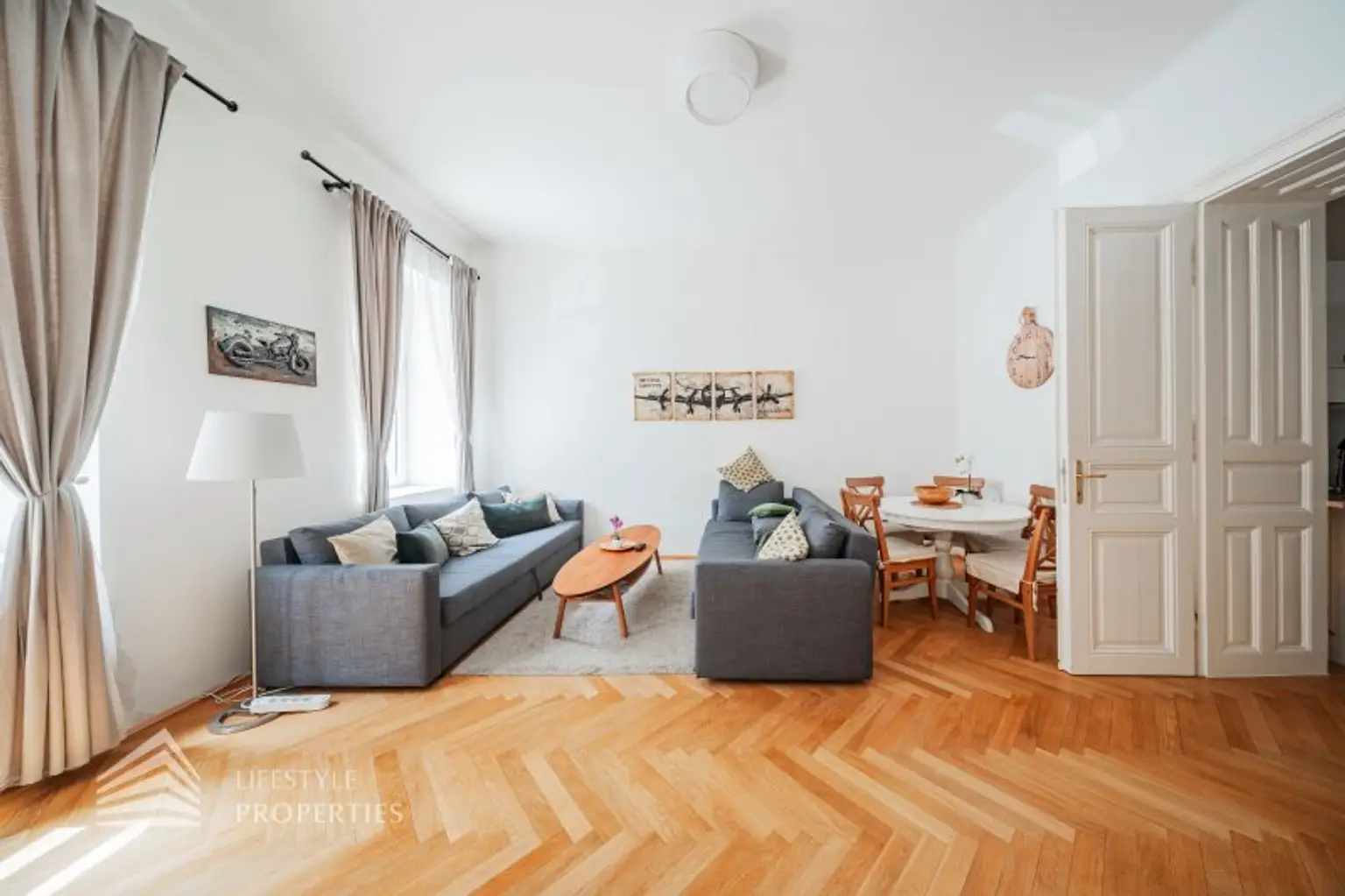 Charmante 2-Zimmer  Renovierte Altbauwohnung nähe Augarten