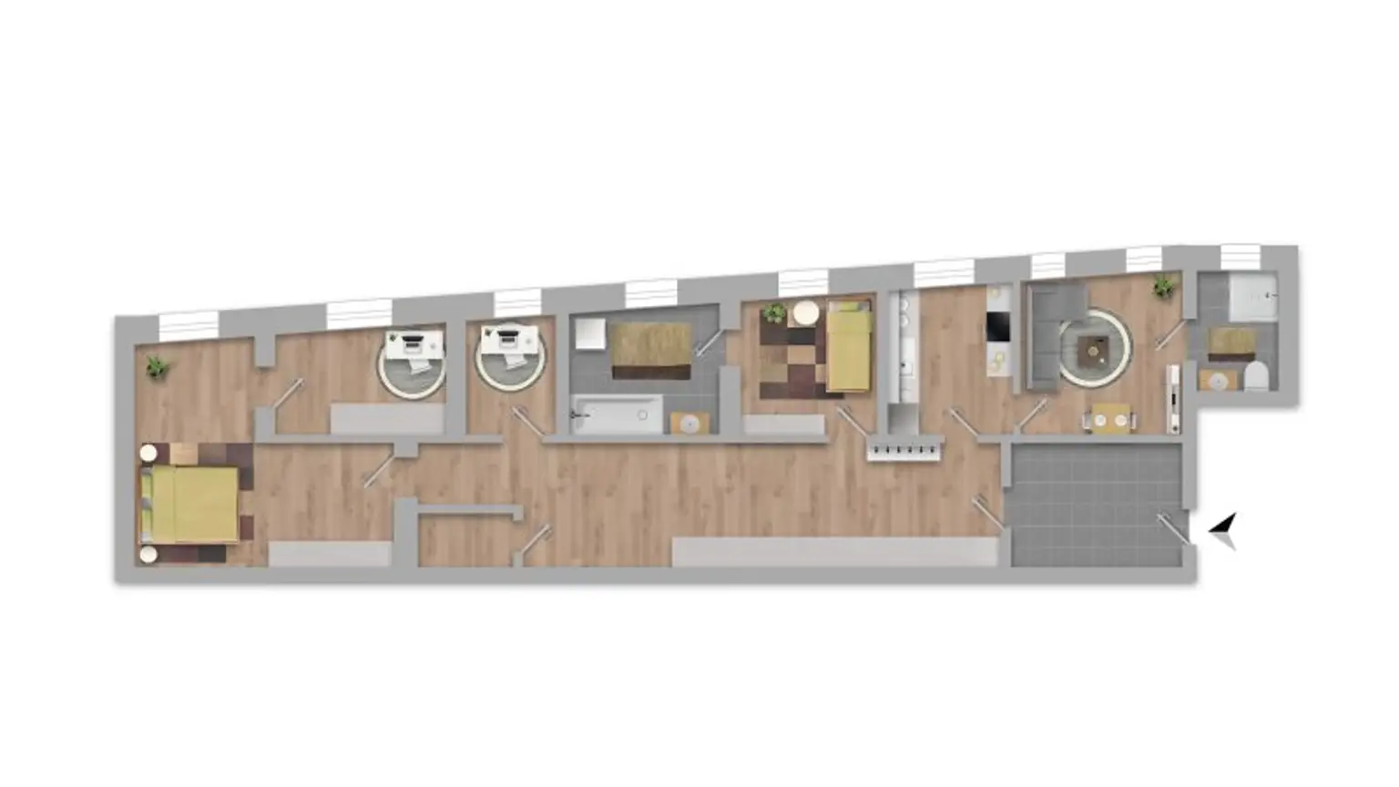 Geräumige 6-Zimmer Wohnung im Herzen von Steyr zu kaufen!