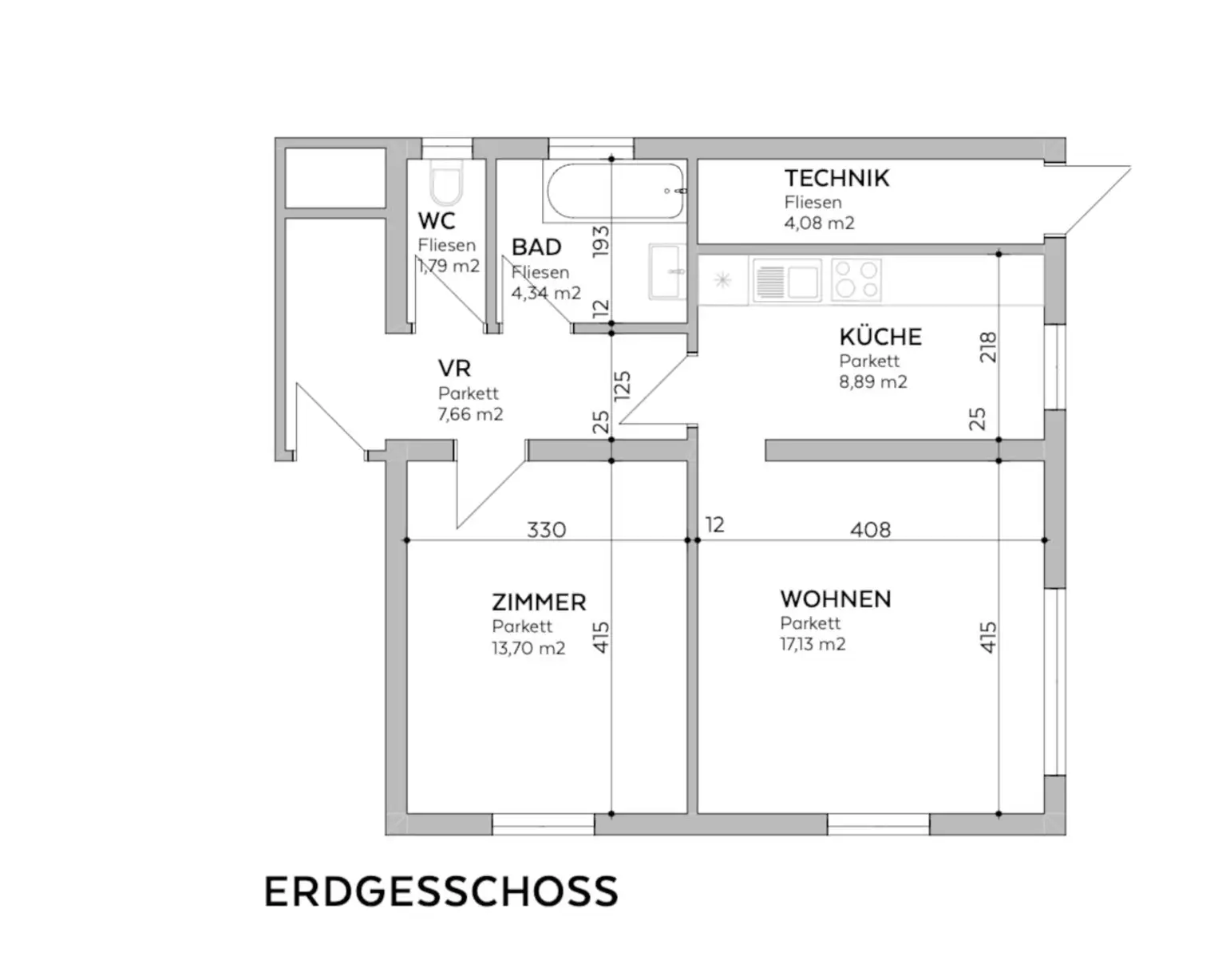 Grundriss - Erdgeschoss