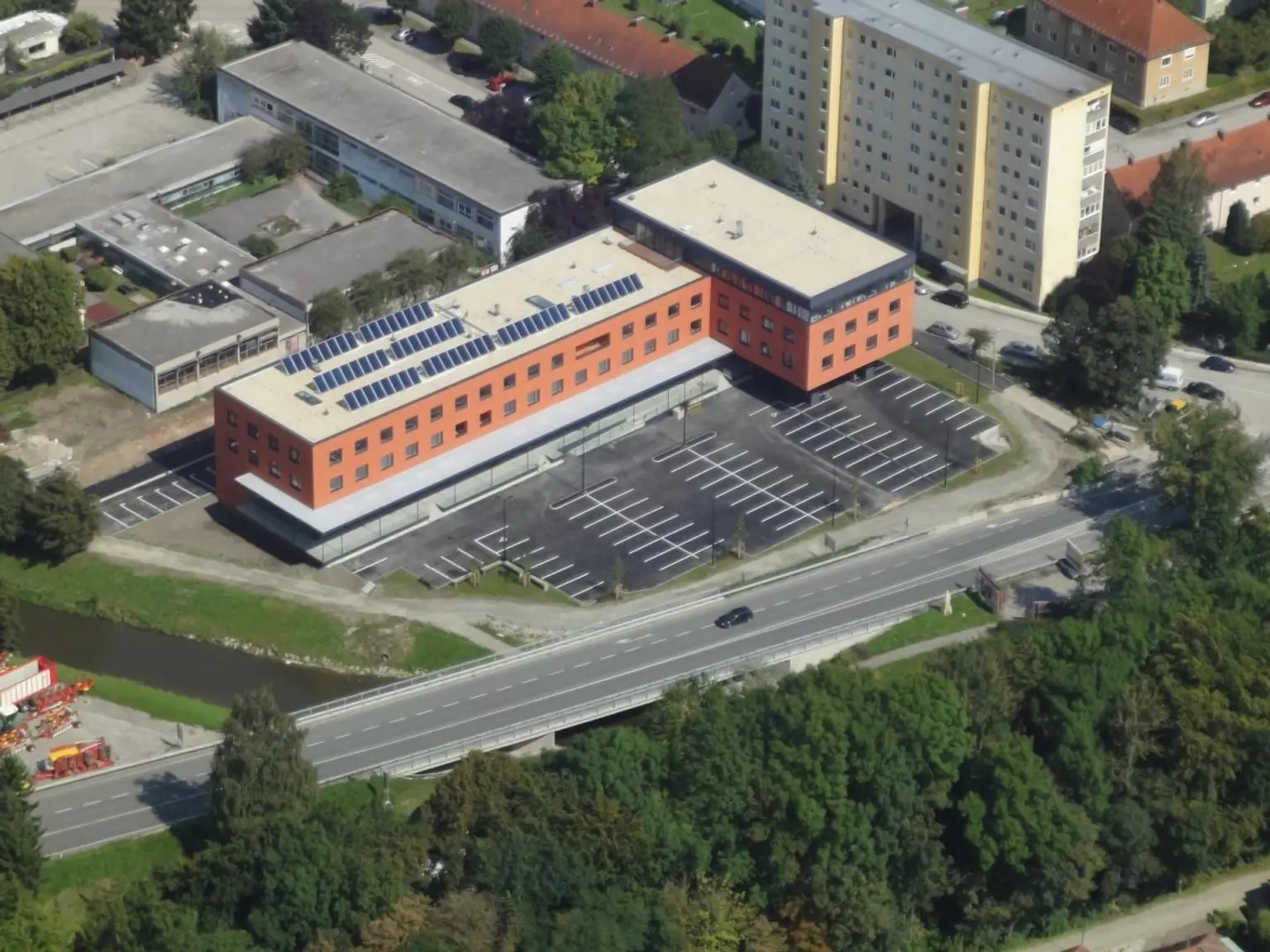 Trattnach Arkade Luftbild 2014