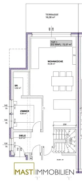 Wohnen mit Blick aufs Wasser! Bezugsfertiges 4-Zimmer-Reihenhaus!