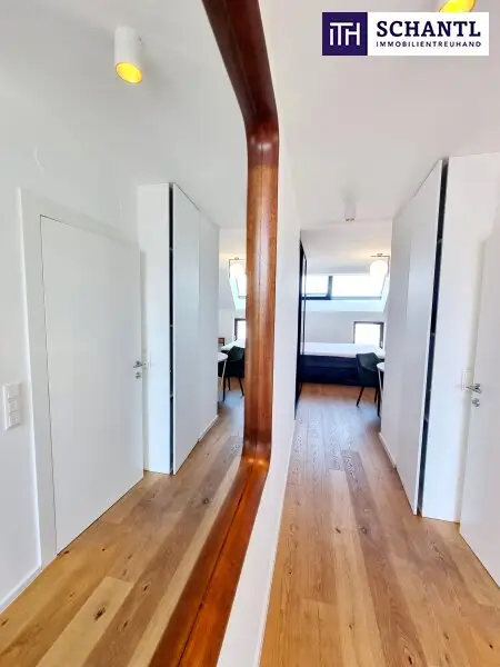 Smartes Wohnen über den Dächern! Raffiniert eingerichtet + Durchdacht bis ins Detail + Hofseitiger Balkon + Perfekte Infrastruktur und Anbindung! Jetzt zugreifen!