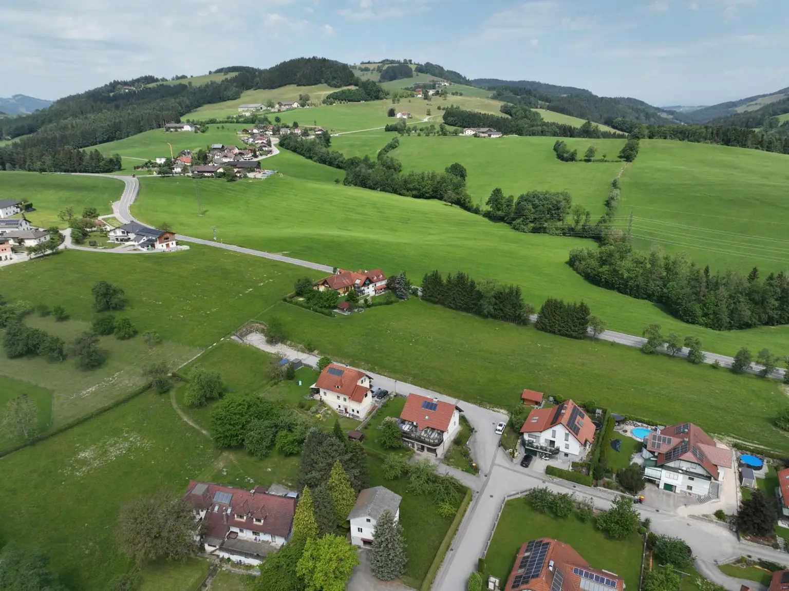 schöne Grünruhelage