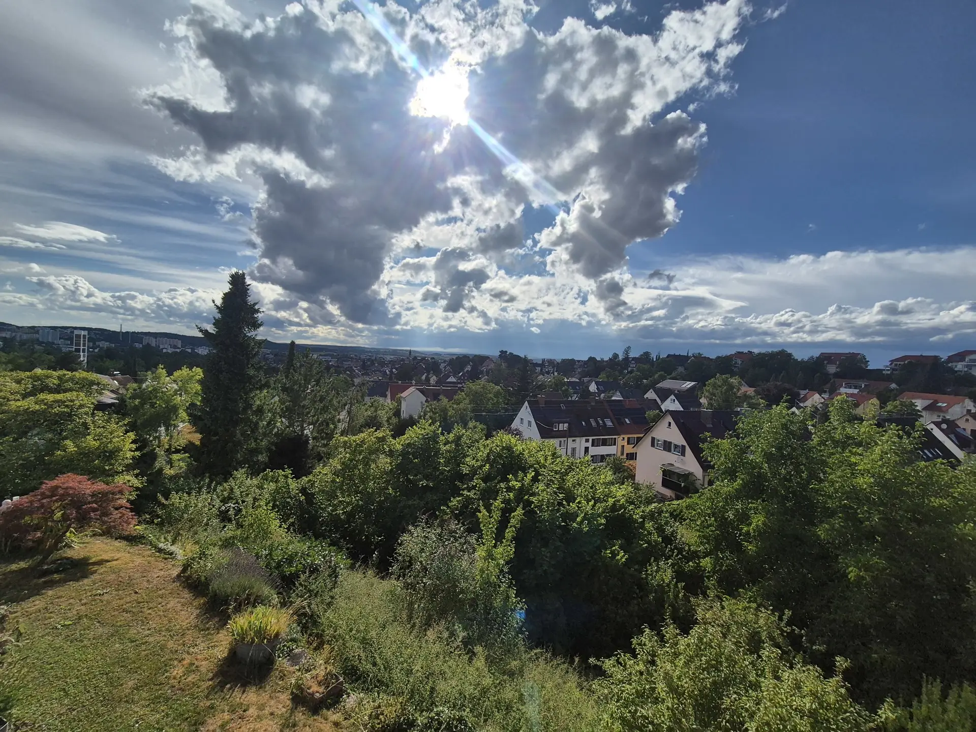 view from balkony