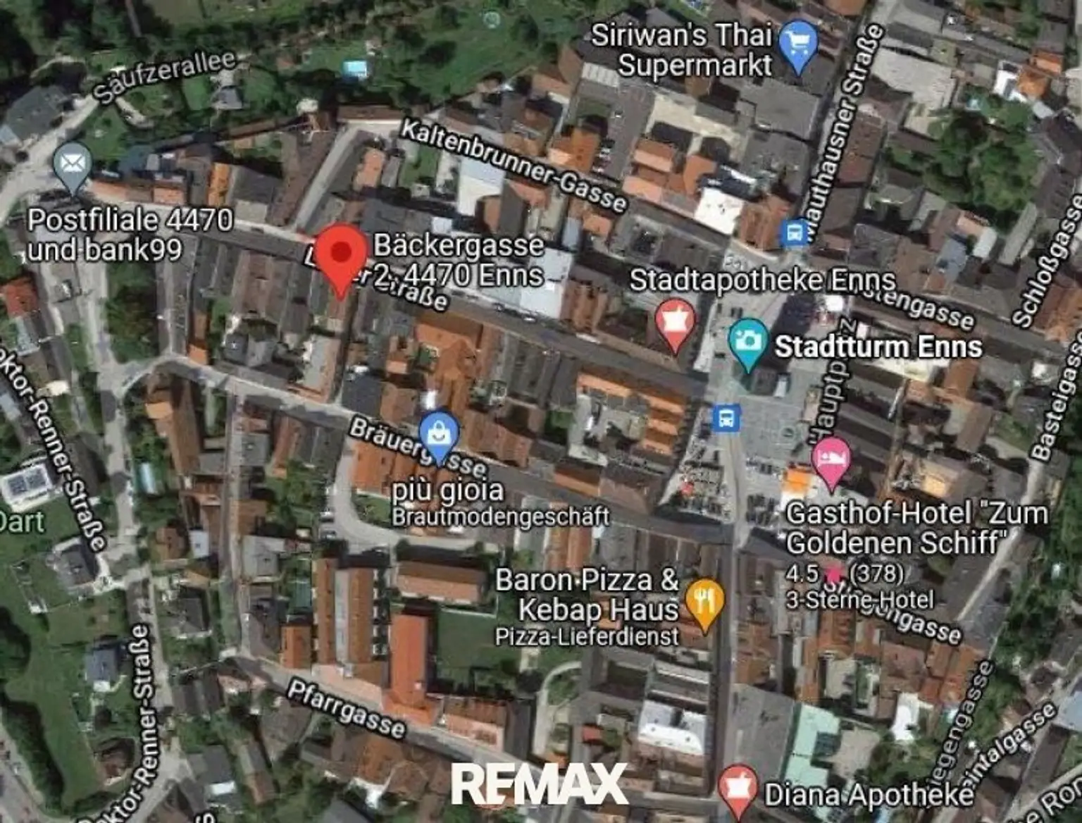 Zentrale Lage im Ennser Kerngebiet